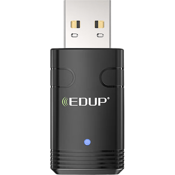 翼联（EDUP）迷你免驱动AX900 WiFi6无线网卡 双频5G无线蓝牙5.3二合一台式机笔记本win10/11接收器EP-AX910S