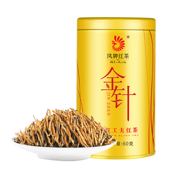 凤牌红茶 金针 云南凤庆滇红特级60g罐装 茶叶 工夫茶 中华老字号