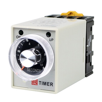 百瑞川 时间继电器通电延时定时器AH3-3 AC110V/2个