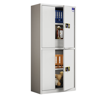 中伟（ZHONGWEI）电子保密柜文件柜铁皮柜档案柜密码保险柜指纹锁通双节带抽