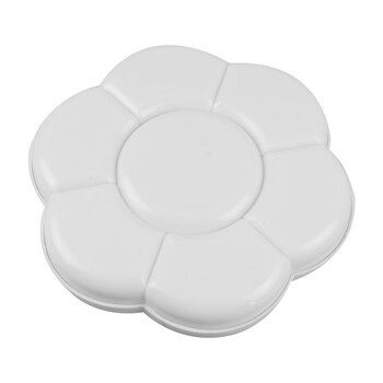 芬尚梅花盒双盖调色盘/调色盒/调色板/调色碟水粉水彩丙烯油画国画美术颜料盒学生绘画用品一对装