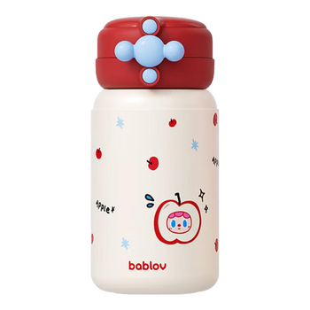 BABLOV花伴森水杯保温杯女士高颜值大容量吸管杯便携学生户外水生日礼物
