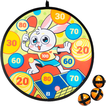 迪卡侬（DECATHLON）儿童户外亲子吸盘球乒乓活力兔含3球均码-4913881