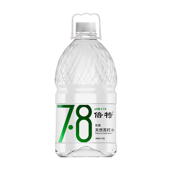 倍特天然苏打水 4.55L*4桶整箱装 桶装水泡茶水大瓶家庭健康饮用水