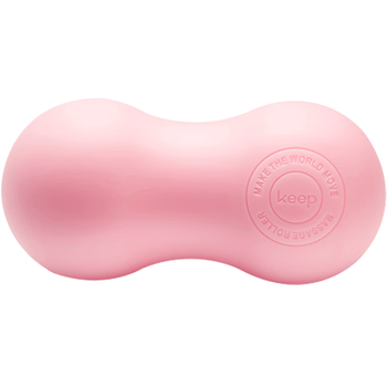 Keep 花生筋膜球实心硅胶 背部足底筋膜放松球 瑜伽健身肌肉放松 粉色