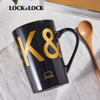 乐扣乐扣（LOCK&LOCK）马克杯家用牛奶杯早餐杯情侣杯子麦片杯水杯男女咖啡杯子YSH10010