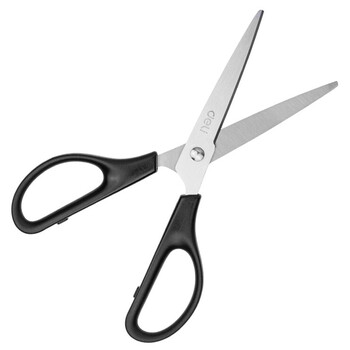 得力办公家用生活剪刀0603 全长170mm 12把装 黑色