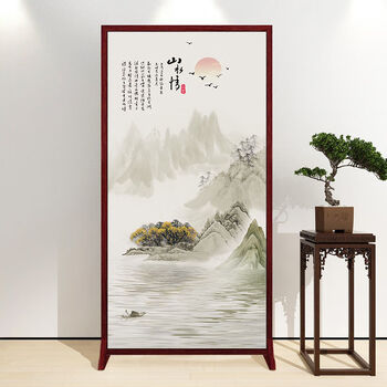 豪有范屏风隔断家用客厅正对入户门隔断大厅卫生间门遮挡现代中式屏风