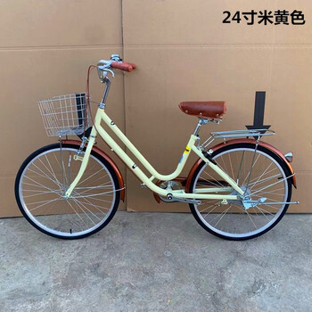 贝玛特牌复古日式淑女车通勤车休闲代步城市车出口日本自行车公主车外