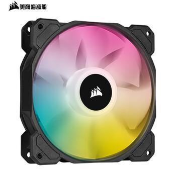 美商海盗船 (USCORSAIR) SP120 RGB 精英版 单颗装 12cm风扇 炫彩灯光 高风量风压 智能控制