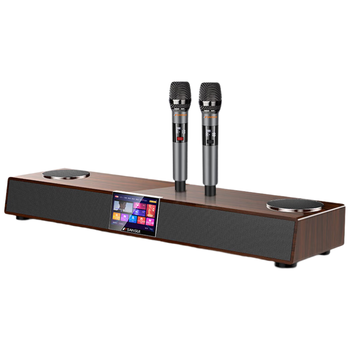 山水（SANSUI）DV-91F回音壁电视音响 家庭KTV套装全景声智能点歌机一体机家庭影院卡拉OK歌可接电视 带麦克风