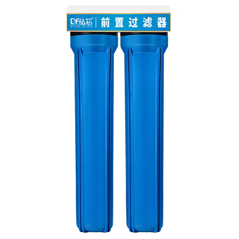 钻芯净水器前置过滤器家用20寸滤瓶二级全屋商用自来水大流量防爆大蓝瓶 20寸6分二级蓝瓶【标准款】	