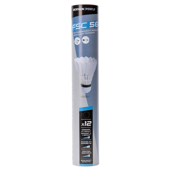 迪卡侬羽毛球76 77 78速比赛用球PERFLYFSC560-鹅毛12只装78速2393813