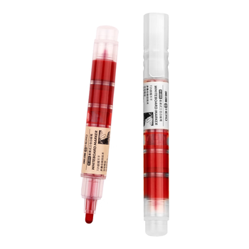 英雄（HERO）白板笔 H-895家用直液式 三仓大容量可擦巨能写办公 单支记号笔组合装红色