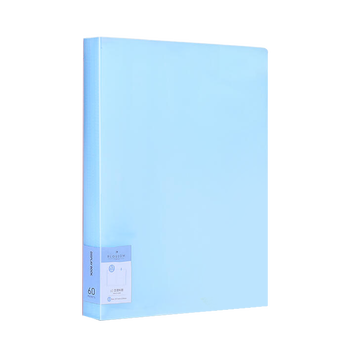 得力（deli） 72409资料册资料夹插页袋办公收纳学生试卷60页A3文件册 1个 蓝色