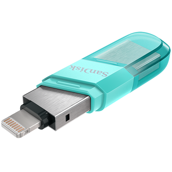 闪迪（SanDisk）256GB Lightning USB3.0 苹果手机U盘 绿色 读速90MB/s 苹果MFI认证 iPhone/iPad手机电脑两用U盘