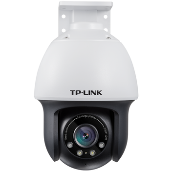 TP-LINK300万超清球机日夜全彩 室外防水PoE摄像头360°全景网络摄像机声光报警手机远程 TL-IPC633P-A4