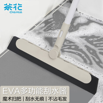 茶花 玻璃刮水器魔术扫把刮水扫把地刮水扫地扫帚擦玻璃神器*