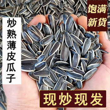 原味薄皮炒瓜子3斤装新货现炒葵花籽向日葵瓜子农家休闲炒货零食整箱