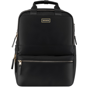 新秀丽（Samsonite）商务通勤双肩包电脑包15.6英寸女背包大容量大开口NO0 礼物