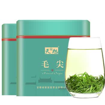天旭绿茶毛尖茶叶新茶明前春茶浓香嫩芽茶叶自己喝茗茶方罐装250g