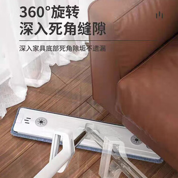 家妙芙懒人拖把平板拖把免手洗家用一拖净水洗6块布带折叠桶干湿两用 家妙芙懒人拖把平板拖把免手洗家用一拖净水洗6块布带折叠桶干湿两用