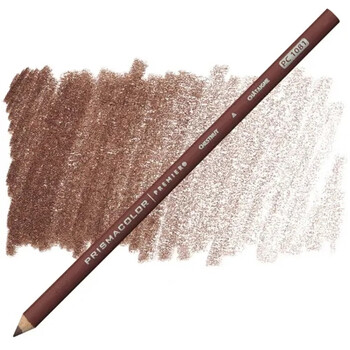 霹雳马（PRISMACOLOR）彩色铅笔 彩铅笔 单只板栗色油性画笔 绘画写生美国三福霹雳马PC1081美术写生