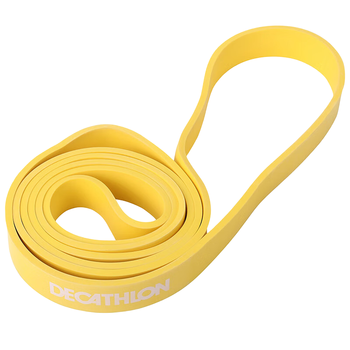 迪卡侬弹力带瑜伽器材拉伸翘臀圈健身带CROB 2531586 黄色 均码
