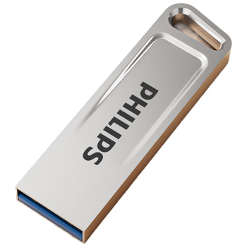 飞利浦（PHILIPS）64GB USB2.0 U盘 21UA-G大容量U盘 时尚设计 轻巧便携 学习办公投标电脑通用