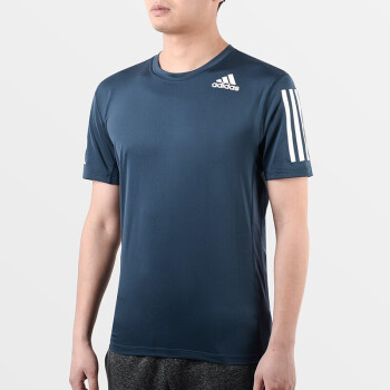 阿迪达斯（adidas）短袖2022夏款男子运动休闲跑步健身透气舒适三条纹圆领T恤GM0507 GM0507 175/92A/S
