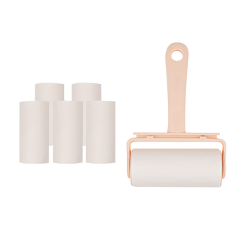 妙洁粘毛器组合装 10cm宽含本体共400撕 通用宠物 粘尘猫毛狗毛滚筒 