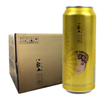 雪花啤酒脸谱旦角女脸花旦500ml12听罐装整箱雪花脸谱旦角500ml12听