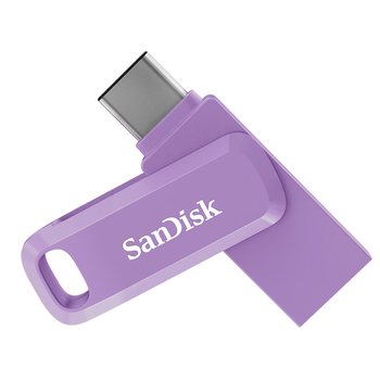 闪迪(SanDisk)256GB Type-C USB3.2 手机U盘DDC3紫色 读速高达400MB/s 自动备份 手机电脑两用 双接口大容量优盘