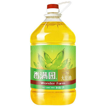 香满园一级大豆油5l 精炼一级大豆油食用油5升