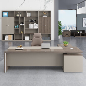 晟晏老板桌办公室简约现代大气班台办公桌时尚轻奢总裁桌经理桌主管桌 晟晏老板桌办公室简约现代大气班台办公桌时尚轻奢总裁桌经理桌主管桌