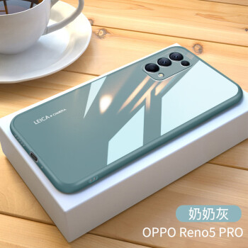 诺派驰opporeno5pro手机壳玻璃液态opporeno55k保护套镜头全包时尚潮