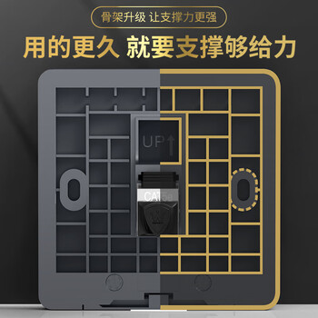 万级网络面板直通式 超五类百兆网线插座面板盒 86型网口电脑水晶头屏蔽直插模块单口 灰1-14625 万级网络面板直通式 超五类百兆网线插座面板盒 86型网口电脑水晶头屏蔽直插模块单口 灰1-14625