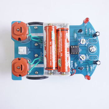 伍陆电子 D2-5智能循迹小车DIY套件巡线车焊接练习电路板电子制作组装散件 5套以上（每套单价）