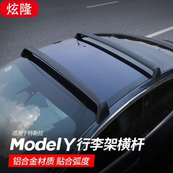 适用于tesla特斯拉modely行李架横杆model y旅行架神器改装配件 车顶