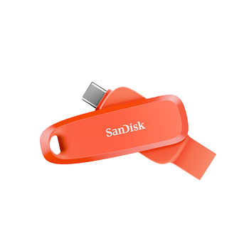 闪迪（SanDisk）256GB Type-C USB3.2 手机U盘DDC6橙色 手机电脑存储盘 双接口大容量优盘
