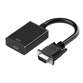 连拓  VGA转HDMI转换器带音频 高清视频转接头 华为小米笔记本连接电视机显示器投影仪 C320A