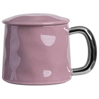 半物生活陶瓷马克杯带盖勺咖啡杯高颜值水杯大容量办公室喝水杯子女早餐杯