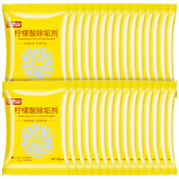 巨奇严选柠檬酸除垢剂水垢茶垢茶渍清洁剂饮水机电热水壶蒸箱10g*30袋