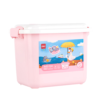 得力（deli）(deli)36色超轻粘土 宝宝儿童彩泥橡皮泥黏土手工DIY玩具盒装易收纳儿童生日幼儿园礼物开学文具