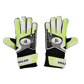 维克利奥VICLEO 守门员手套足球门将成人带护指手套V321560 荧光绿/黑色 8号