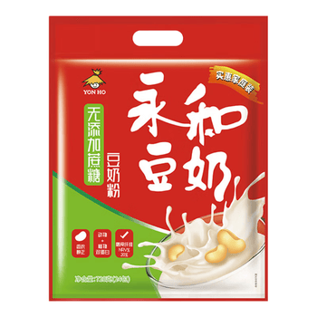 永和豆浆无添加蔗糖豆奶粉720g 30g*24小包0添加蔗糖 高蛋白 即食营养早餐