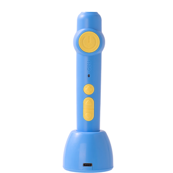 得力3D打印笔绘画涂鸦笔手工DIY套装益智创意玩具双充电礼盒装儿童学生生日开学附5色耗材新年礼物