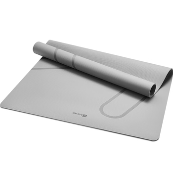 Keep超大双人tpe瑜伽垫加厚加宽加长200*140cm家用舞蹈垫7mm 格调灰