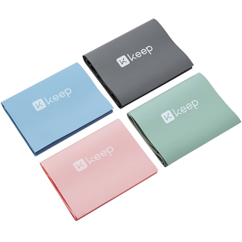 Keep健身弹力带开肩美背瑜伽舞蹈拉伸训练带 灰色/25磅