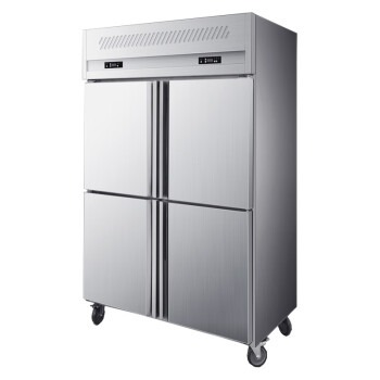 (demashi)商用四门冰柜 四门髙身雪柜 保鲜柜立式冷冻不锈钢冷柜冰箱